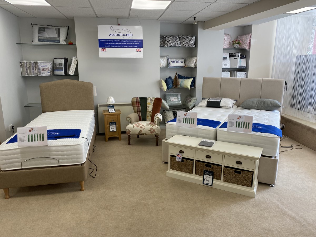 We sell beds - Don't miss our Sleeptember promotion! With plenty of options: Soft, Medium or Firm Divans, Zipped & Linked, mattresses for bedsteads, adjustable beds. With Drawers, Ottoman or Hideaway Relyon Hypnos Harrison Spinks Rest Assured Adjustabed Dunlopillo and Tempur.