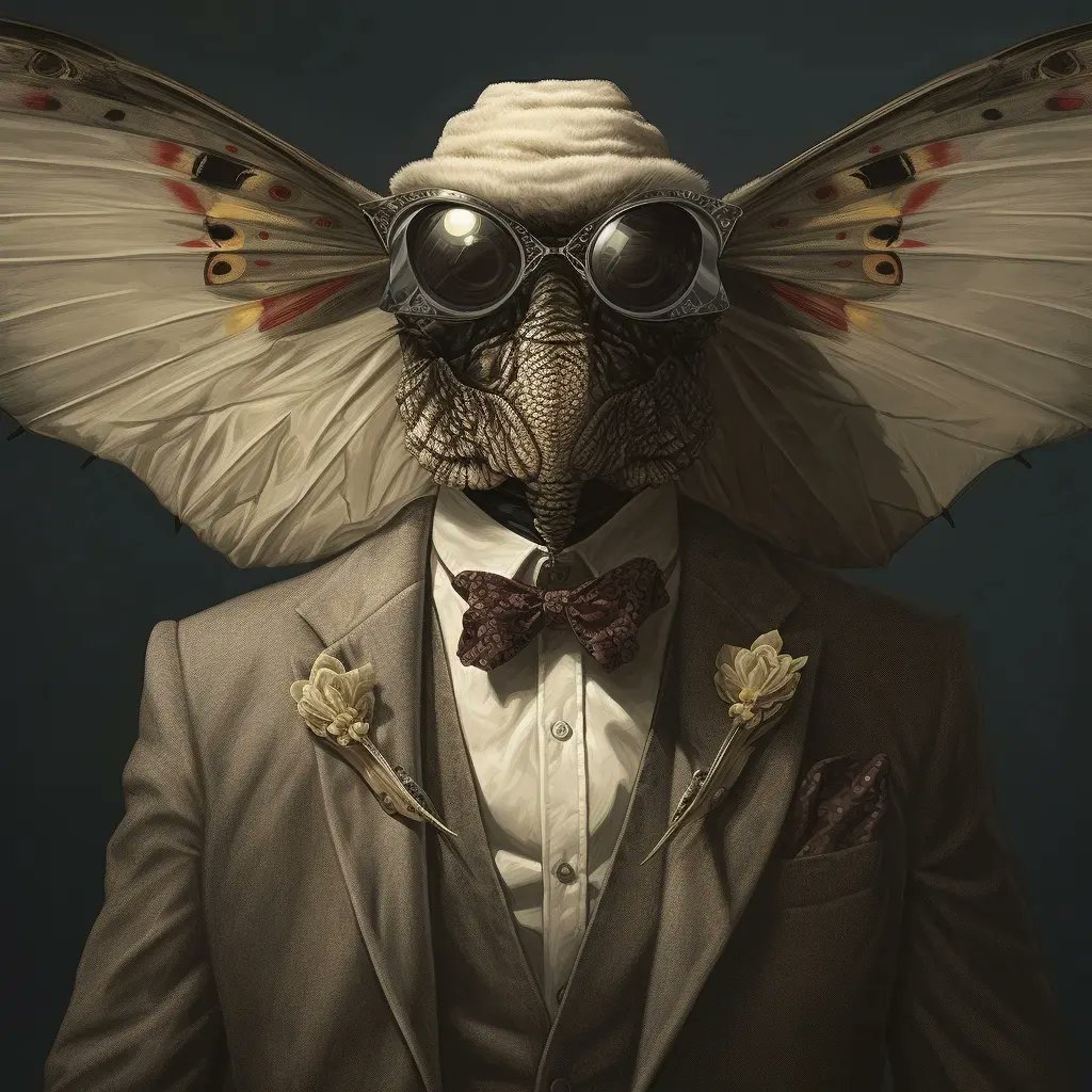 crafteoai's tweet photo. 🦋Dive into the surreal universe of the Moth Man NFT, where imagination takes flight and boundaries fade away. 🚀🌌
#NFTC #CrafteoAI #NFTs https://t.co/1EAhnzDGzD