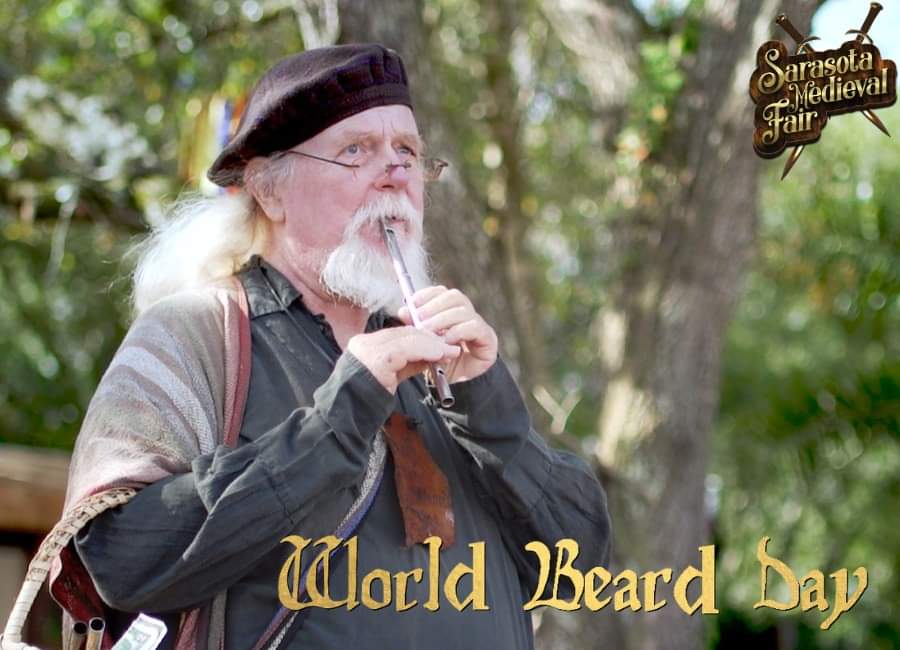 We’re celebrating World Beard Day by offering BIG SAVINGS on the 2023 Sarasota Medieval Fair (weekends in November). Use promo code LABORDAY at checkout to save 10% off Single Day or Multiple Day Flex Passes, and add-ons like the Pub Crawl and our Royal Treatment VIP. #SMF2023
