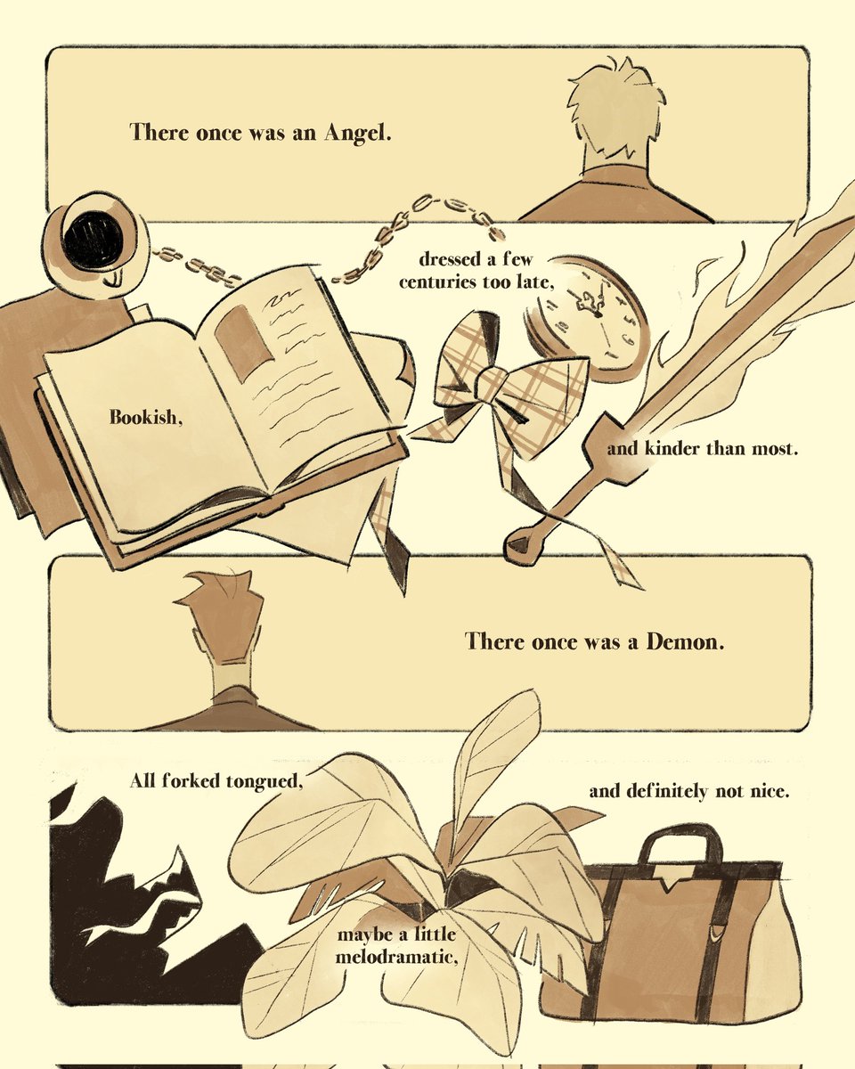 hoshioyo's tweet image. let me tell you a story.🔸️(1/2)
#goodomens