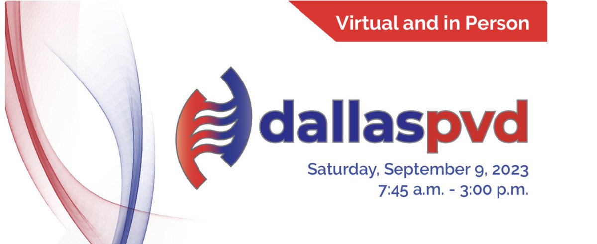 Join us at DallasPVD on September 9th where amongst the topics is discussing the Basil-2 trial and whether endovascular techniques make a difference in CLI with Dr Castro (@YSCastroMD) and many other renowned faculty in the field. Register NOW at thefacet.org/conferences/de…