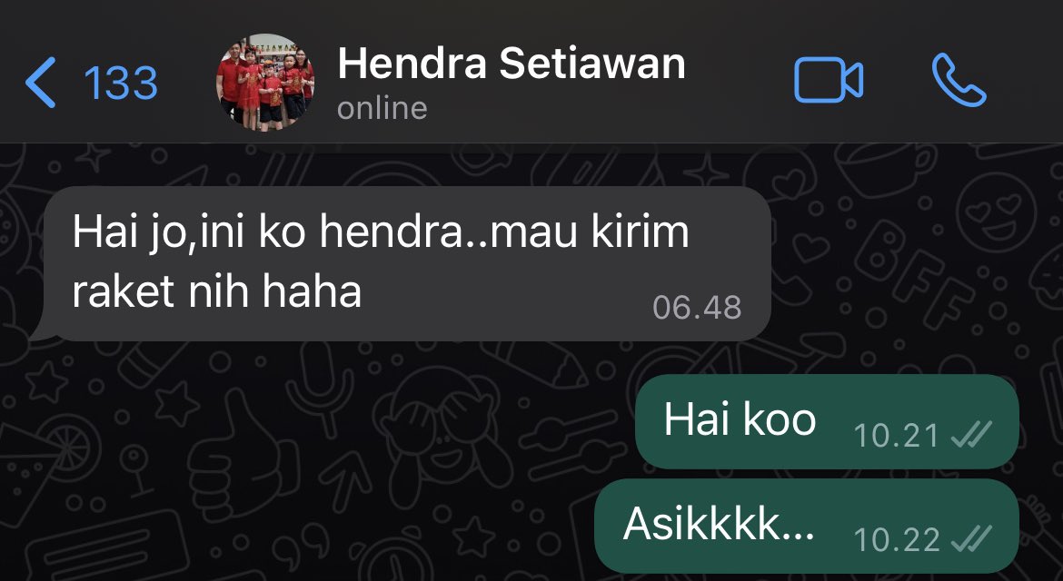 Thankyou so much! Abis dipake di World Championship kmrn katanya. Dateng2 tarikannya 30. Kagok gw mentok di 28 selama ini 😂 Balik dr Coppenhagen jam 6 pagi ternyata ada yg chat gw…