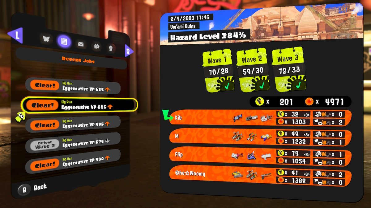 I do not belong here o_o thank you <a href="/CheWoomy/">©he☆Woomy</a> <a href="/_MdeMarta/">M ❄️</a> and especially Flip carried my ass #Splatoon3 #NintendoSwitch