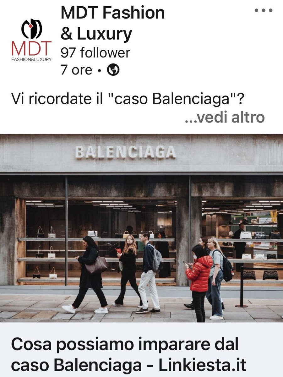 L’ultimo post di Eugenia Durante sulla pagina LinkedIn di MDT Fashion &amp; Luxury => shorturl.at/yCEMT

#mdtfashionandluxury #tradurrelamodaeillusso #traduzione