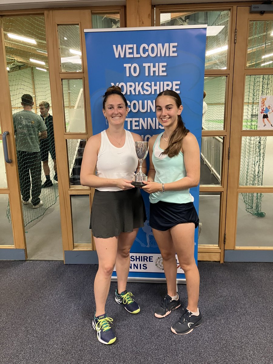 Yorkshire championships:
🏆women’s singles winner 
🏆women’s doubles winner 
🏆u18 singles winner
🏆u18 doubles winner 
🥈mixed doubles runner up 
<a href="/head_tennis/">HEAD Tennis</a> @Katie_headuk <a href="/CV8Tennis/">Cultiv8 Tennis</a> <a href="/YorkshireTennis/">Yorkshire Tennis</a> <a href="/wghs_pe/">Wakefield Girls’ High School PE</a> <a href="/WGHSYorkshire/">Wakefield Girls' High School</a>