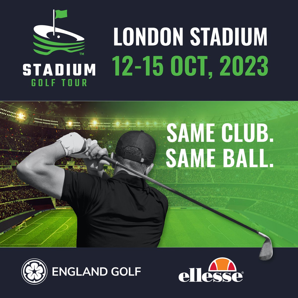 Golf as you have never experienced it before!
9-holes throughout the stadium, simulators with long-drive and closest to the pin contests, putting and chipping challenges and more!