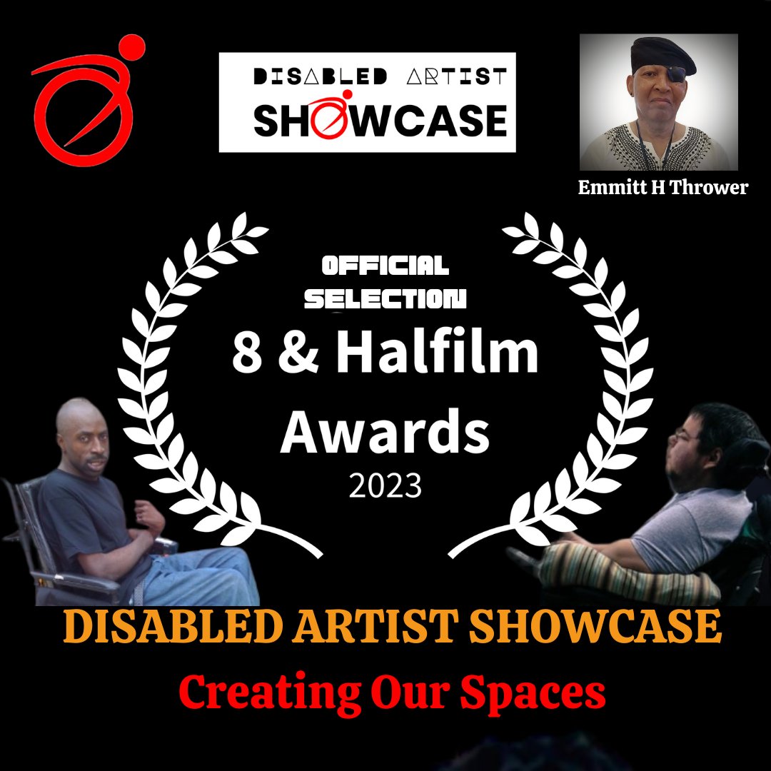 EmmittThrower's tweet photo. DISABLED ARTIST SHOWCASE:Creating Our Spaces
Official Selection
#Disabled #director #disabilities #strokesurvivor #cerebralpalsy #sma #smacommunity #filmmaker #disabledartist #inclusion @genentech @DisorderRare  @dasoultoucha  @tonihickman @kriphopnation https://t.co/M6fq18wtMX