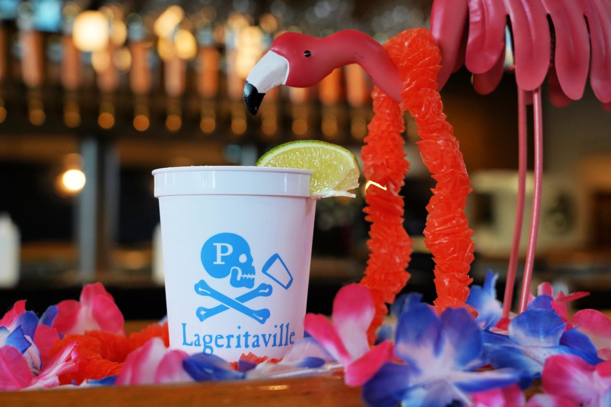PinthousePizza's tweet image. Lageritaville is here and with the news of Jimmy Buffett's passing, we are also celebrating him today. We've got Tropical suds, the Burgler OTM pie, new merch, and live steel drums from 12p - 3p. Portion of proceeds will benefit Maui Strong Fund. #ripJB