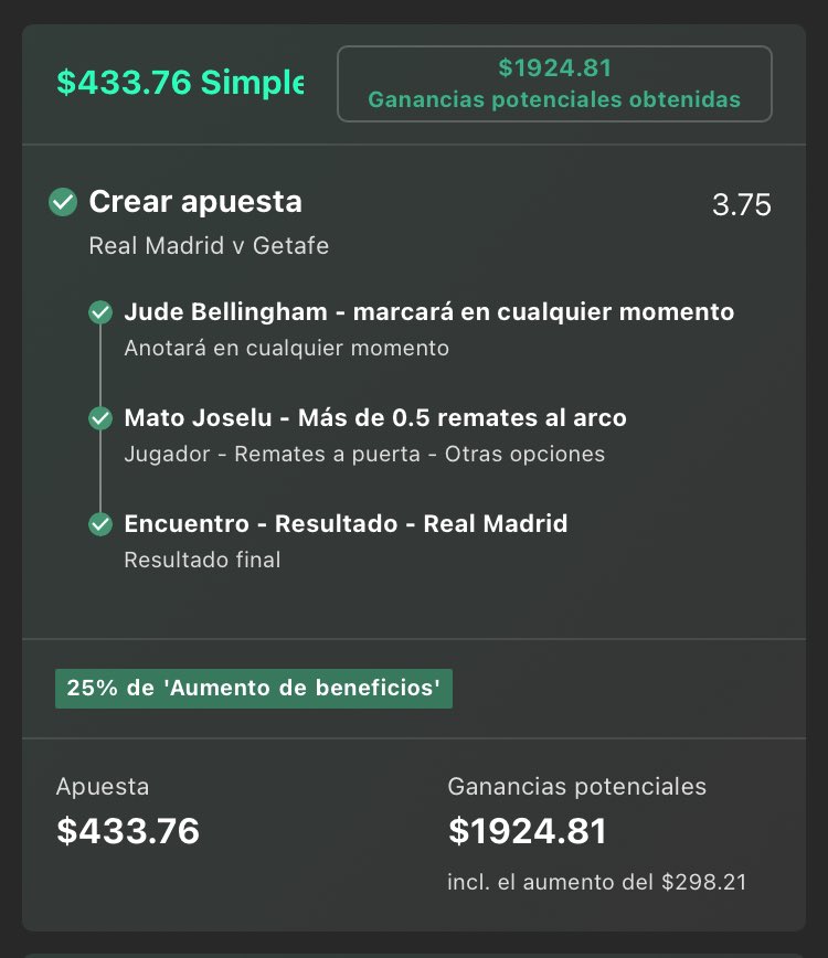 AAV_System's tweet image. Jude Bellingham y el Real Madrid han sido un mina de verdes 🤑