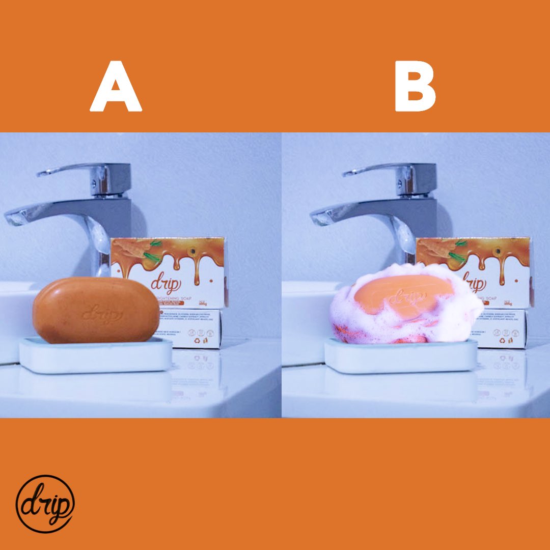 dripsoapafrica's tweet photo. How do you leave your soap before exiting the shower?
A, Washed clean of lather
B, Covered with lather

#Drip #DripBrighteningSoap #DripGang #DripIsAnAttitude #DripAttitude #Skincare #BeautyCare #Soap #JoinTheMovement #SoapBrands https://t.co/SZ3bDXp5cv