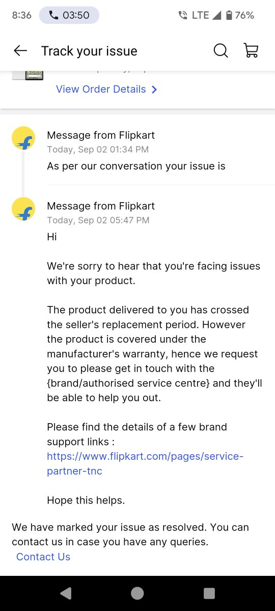 <a href="/GoogleIndia/">Google India</a> I bought pixel 7A just 2 days ago from your authorised seller <a href="/Flipkart/">Flipkart</a> 
There are issues with device and I want to return it. Flipkart asked me for mail regarding refund from Google. I got Email from Google. Now they are refusing. kindly help <a href="/Google/">Google</a> <a href="/sundarpichai/">Sundar Pichai</a>