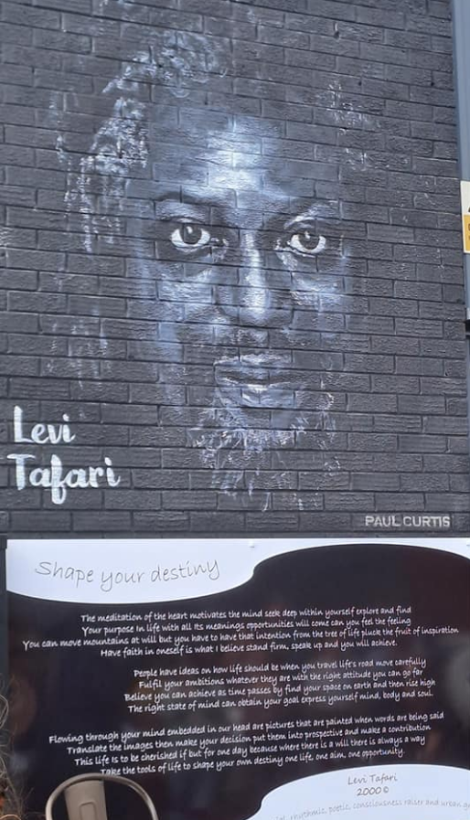CllrBMurray's tweet photo. ...great outdoor  event yesterday...Baltic District on the corner of Jamaica St &amp; Jordan St a fabulous plaque was unveiled to celebrate Levi Tafari and his contribution 2 poetry...so very deserved...👏 @LeviTafariPoet @WindowsProject_  @paulinerowe_
@LivLitCycle #LiverpoolSpeaks https://t.co/dp8u2ZygaJ