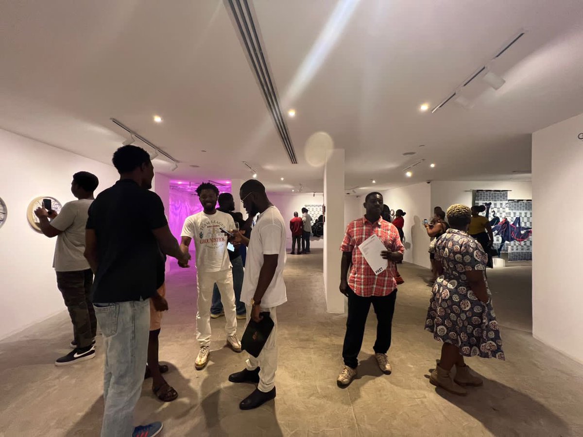 blaxTARLINES's tweet photo. Photos from “A Thousand Disguises”
a solo exhibition by Priscilla Kennedy curated by Tracy Naa Koshie Thompson. 
Gallery 1957 Accra

#kumasi #accra #knust #blaxtarlineskumasi #blaxtarlines #priscillakennedy #gallery1957 #tracythompson #ghana #artexhibition #contemporaryartghana https://t.co/d2YMTop8uw