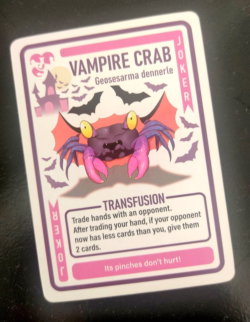 The joker crab version of the Vampire crab by <a href="/BlueRondoGames/">Blue Rondo Games</a>