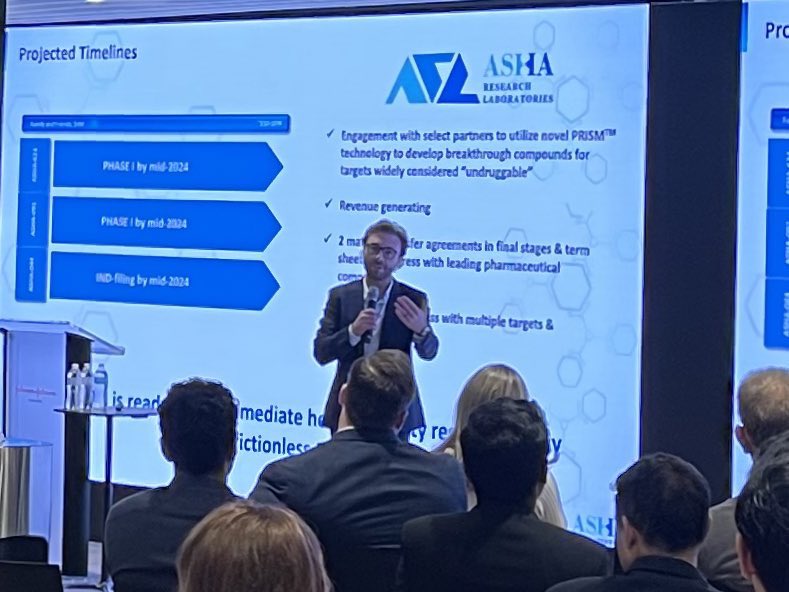 Bradlee Heckmann (@bradleeheckmann) on Twitter photo Had a fantastic time at the BLUE KNIGHT™️ QuickPitch event at JLABS @ Washington, DC! Honored to represent our <a href="/Asha_TXs/">Asha Therapeutics</a> team and thank you to <a href="/JNJInnovation/">Johnson & Johnson Innovation</a> for the invitation! Great work from our team especially our COO Julia Hallisey!
#startup #cure #science #medicine Had a fantastic time at the BLUE KNIGHT™️ QuickPitch event at JLABS @ Washington, DC! Honored to represent our <a href="/Asha_TXs/">Asha Therapeutics</a> team and thank you to <a href="/JNJInnovation/">Johnson & Johnson Innovation</a> for the invitation! Great work from our team especially our COO Julia Hallisey!
#startup #cure #science #medicine