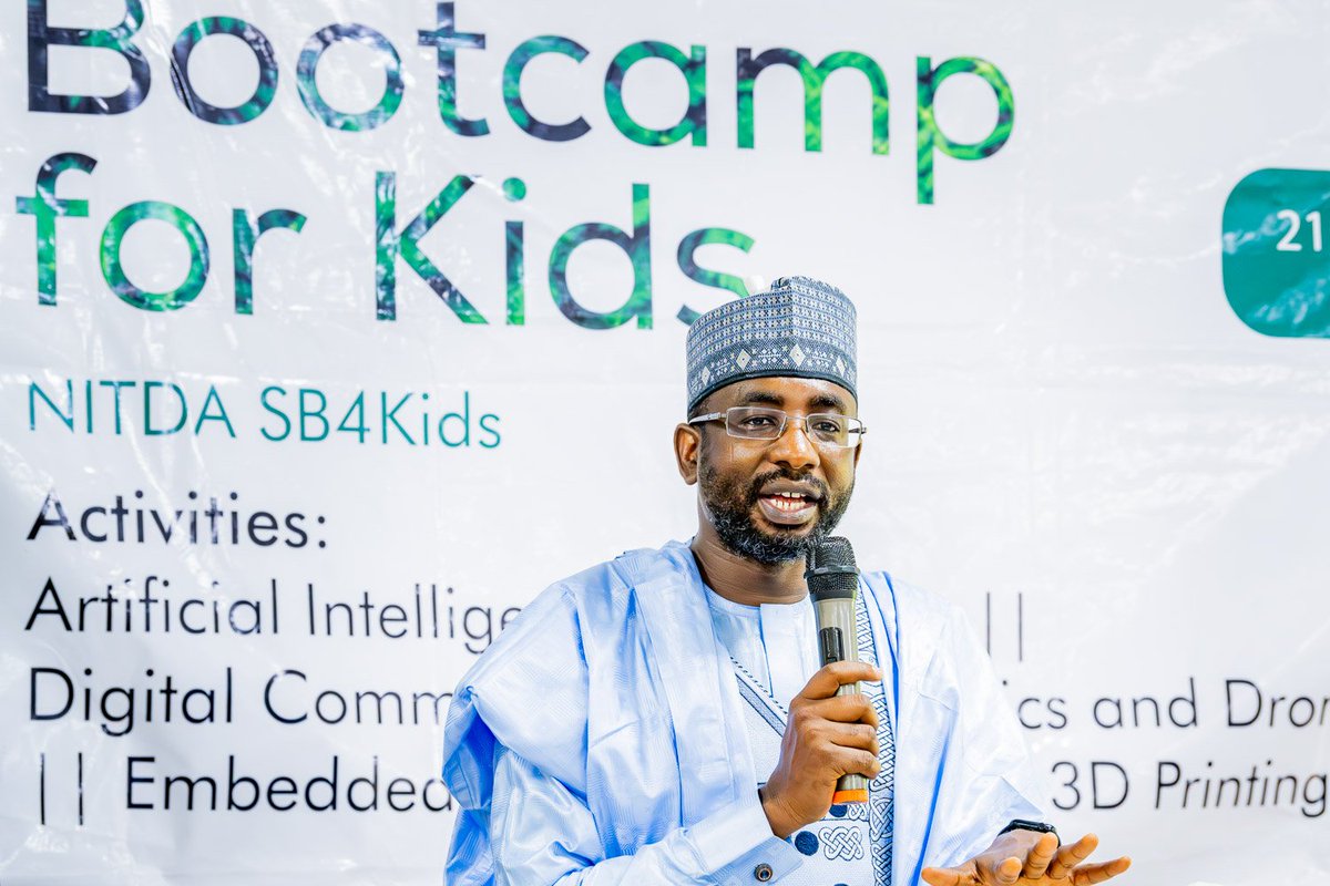 NITDA Nigeria (@nitdanigeria) on Twitter photo To inspire the next generation of tech leaders, <a href="/KashifuInuwa/">Kashifu Inuwa Abdullahi</a>, Director General of <a href="/NITDANigeria/">NITDA Nigeria</a>, graced the Closing Ceremony of STEM Bootcamp for Kids (SB4KIDS) Senior Category (Age 12-16yrs), hosted by NITDA's subsidiary, <a href="/NCAIRNigeria/">National Center for AI and Robotics, Nigeria.</a>, in Jigawa State. 1/3 To inspire the next generation of tech leaders, <a href="/KashifuInuwa/">Kashifu Inuwa Abdullahi</a>, Director General of <a href="/NITDANigeria/">NITDA Nigeria</a>, graced the Closing Ceremony of STEM Bootcamp for Kids (SB4KIDS) Senior Category (Age 12-16yrs), hosted by NITDA's subsidiary, <a href="/NCAIRNigeria/">National Center for AI and Robotics, Nigeria.</a>, in Jigawa State. 1/3
