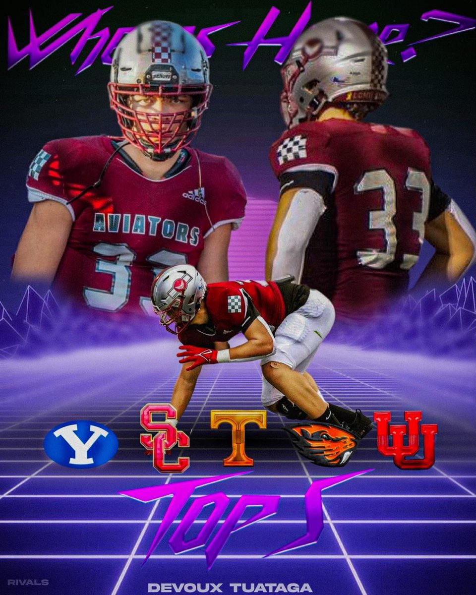 Devoux Ma'a Tuataga (@devouxxx) on Twitter photo I Will be making my decision 9/7/23 at 9:00a.m.
Iโm blessed! All glory to God! <a href="/rebjoon/">riri</a> @NILSPORTSMGT <a href="/leitalamaivao/">Coach Lei Talamaivao</a> <a href="/DannyLockhartS1/">Coach Danny Lockhart Football/Boxing/MMA</a> <a href="/DUiagalelei/">Big Dave Uiagalelei</a> Special shout out to Uncle Iona! Iโm grateful for everyone who has helped me get to where I am now. All love to them! Tap in! I Will be making my decision 9/7/23 at 9:00a.m.
Iโm blessed! All glory to God! <a href="/rebjoon/">riri</a> @NILSPORTSMGT <a href="/leitalamaivao/">Coach Lei Talamaivao</a> <a href="/DannyLockhartS1/">Coach Danny Lockhart Football/Boxing/MMA</a> <a href="/DUiagalelei/">Big Dave Uiagalelei</a> Special shout out to Uncle Iona! Iโm grateful for everyone who has helped me get to where I am now. All love to them! Tap in!