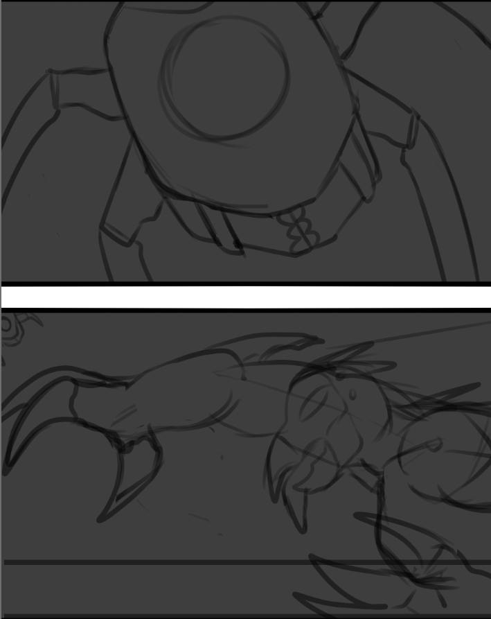 ZaGrizza's tweet photo. got sketch done after a good while starting the new job #pagework #ocart https://t.co/3BPzFcZb6W