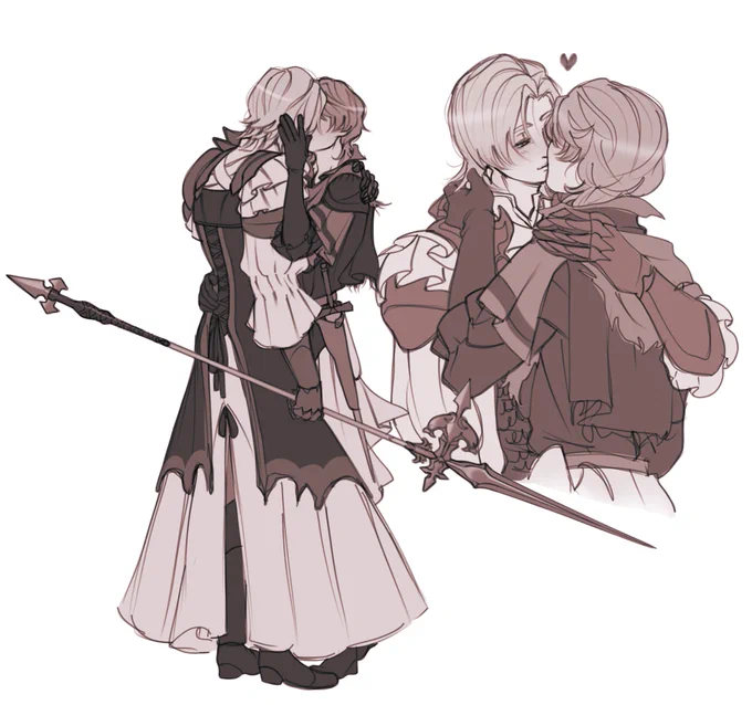 I'm still mentally ill over them, in case you were wondering I need them to kiss SO. BAD.#finalfantasyxvi #ff16 #phoenixflare 