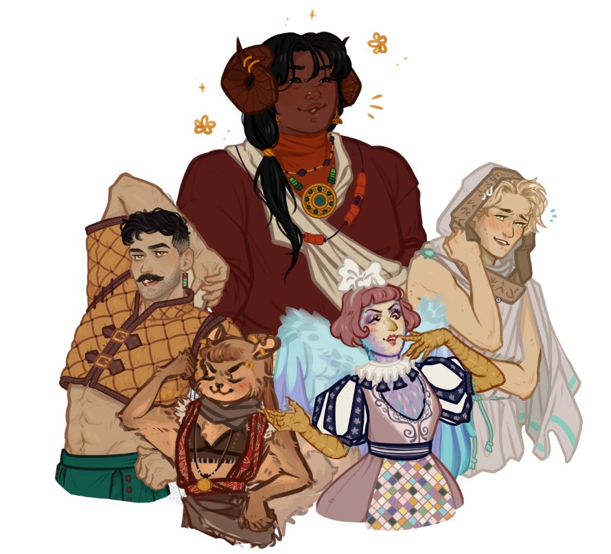 _Ira_zee's tweet photo. Been playing Icon for the first time and decided to draw the party!!! Highly recommend playing it if you like ttrpg!
#icon #ttrpg #dnd #medibang #characterdesign #oc #beastfolk #thrynn #trogg https://t.co/UIETp1pu6p