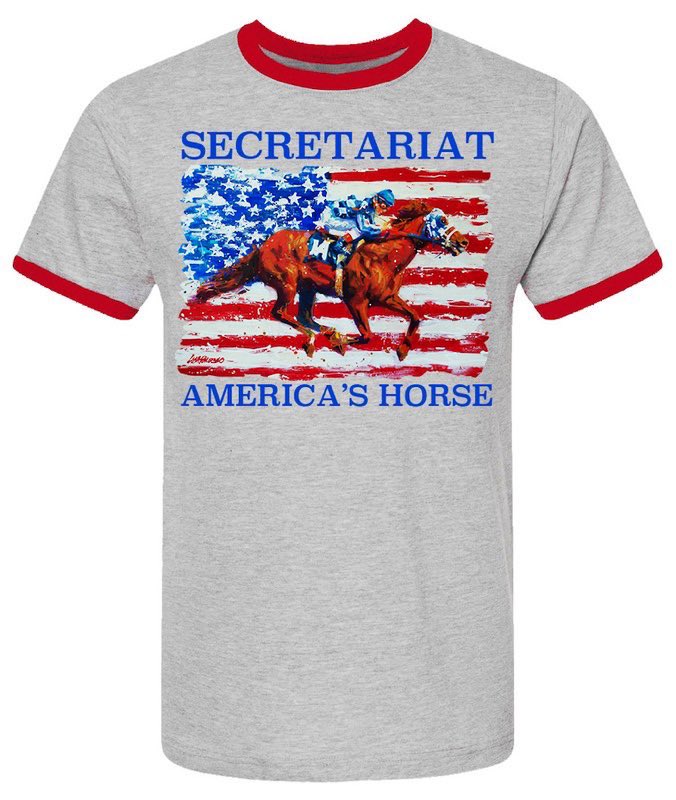 America’s Horse shirts are here!! Order yours and show off your Big Red pride! lisa-palombo.myshopify.com/products/secre…

 #secretariat #bigred #tshirt #lisapalomboartist @SECRETARIATofcl @nmrhof