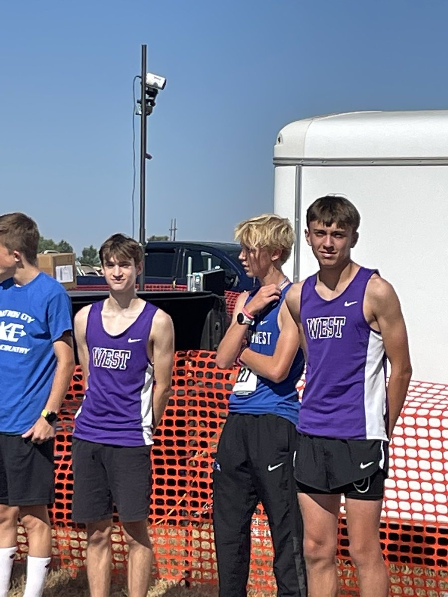 First Meet of the Season. Varsity Medal winners were Payton Rice, Elijah Phelps and Adrian Lehman(in his first CC race ever)!!  We had many great performances for our first meet. Way to go Chargers!! <a href="/TopekaWestAthle/">TopekaWestAthletics</a>  <a href="/TopsportsN/">TopSports.news</a>
