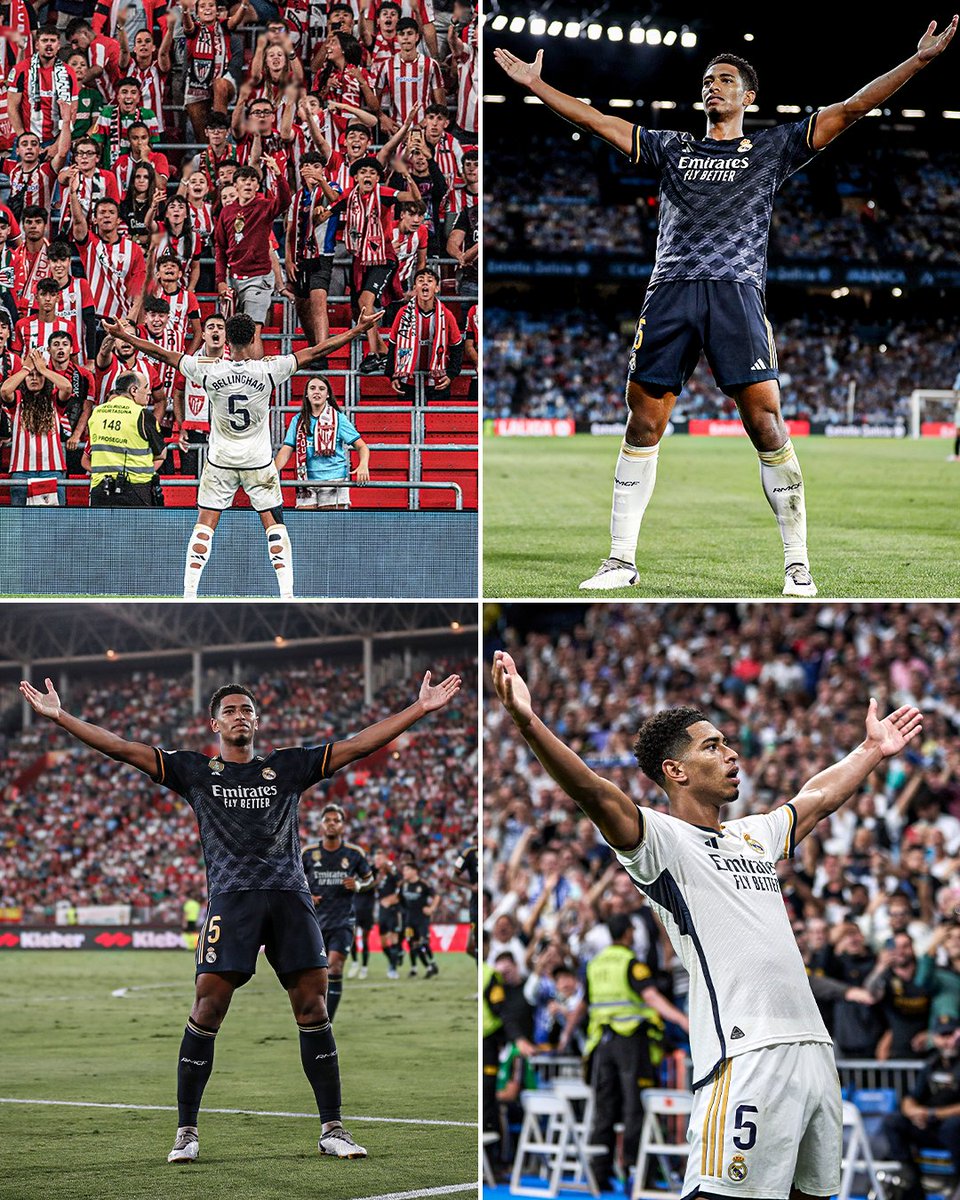 Real Madrid fans are going to get used to seeing this Jude Bellingham celebration 🥶