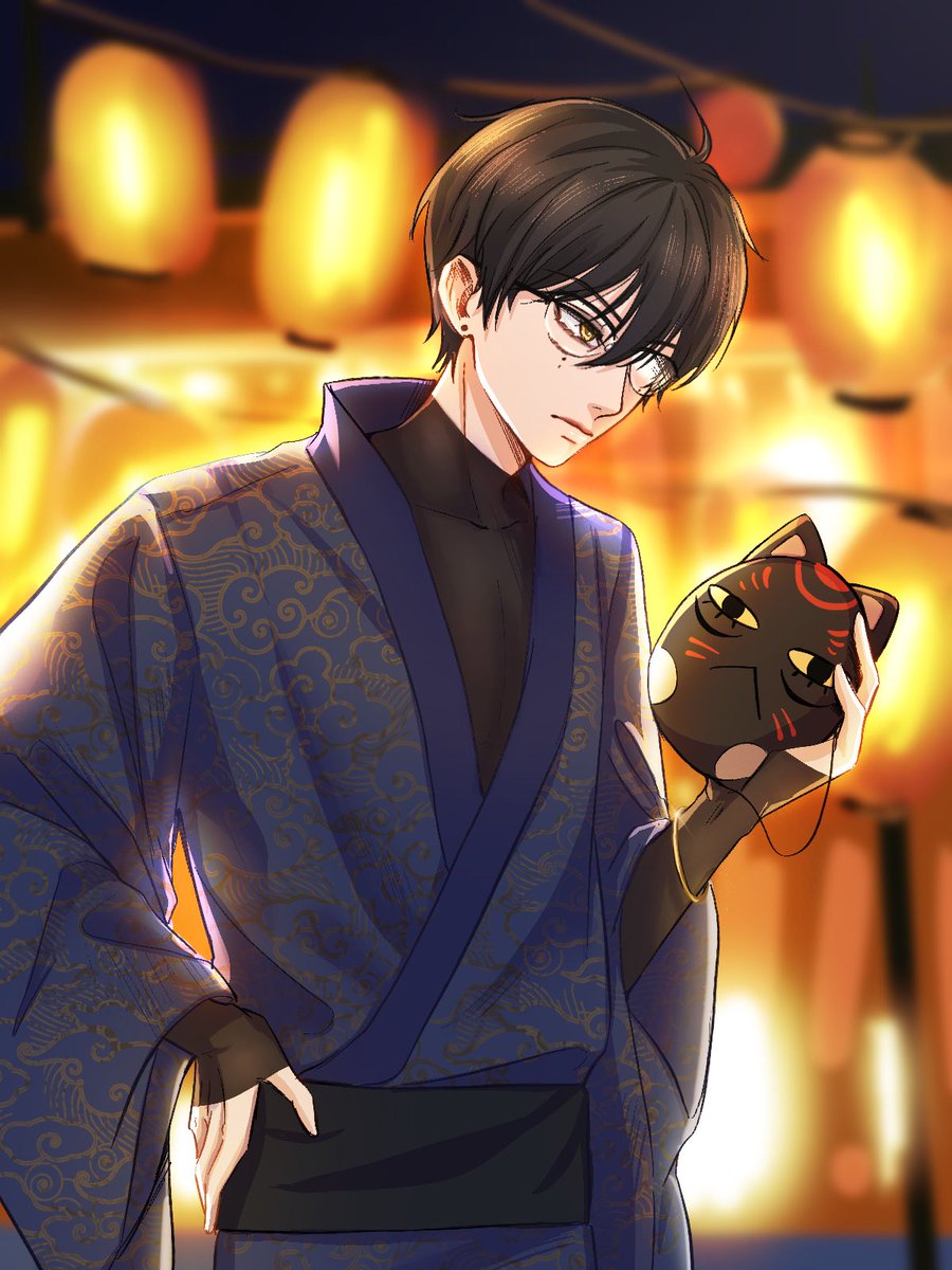 shc_shinkai's tweet photo. #SHC_เทศกาลโอบ้ง

ชินไคกำลังยืนสงสัย…ว่าทำไมจู่ๆ คุณลุงร้านขายหน้ากากถึงให้มาฟรี

‘ ขายไม่ออกรึเปล่า…นะ? ’ https://t.co/uF9YpCTdsf