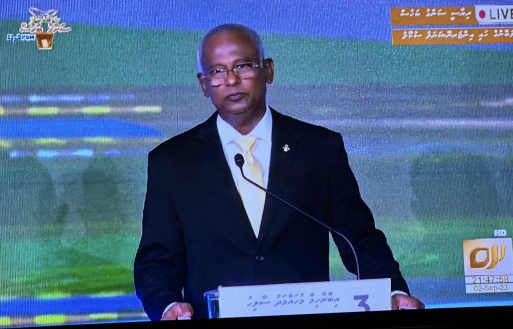 From tonight’s presidential debate, it is clearly evident that Prez Solih is the only candidate with the depth of knowledge and a realistic vision for a prosperous future.