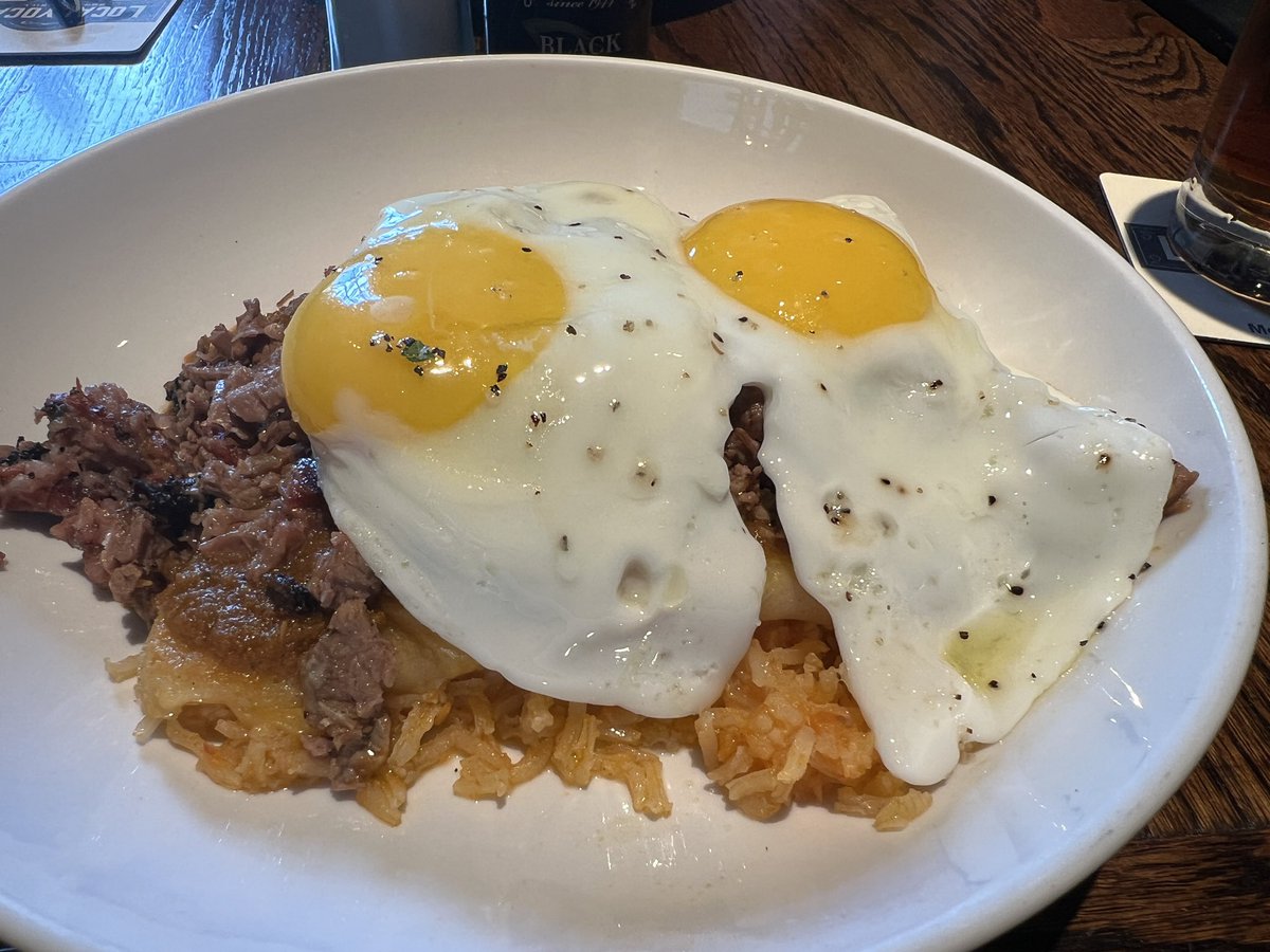 coachcoryc's tweet photo. How do you celebrate someone’s first contract in the Real Estate world?!?!  Brunch with Wagyu Beef Brisket Bruncheladas. #IYKYK #LocalYocal 
#FirstOfMany #CoachCainTheRealtor https://t.co/nmXm9p7Xmx