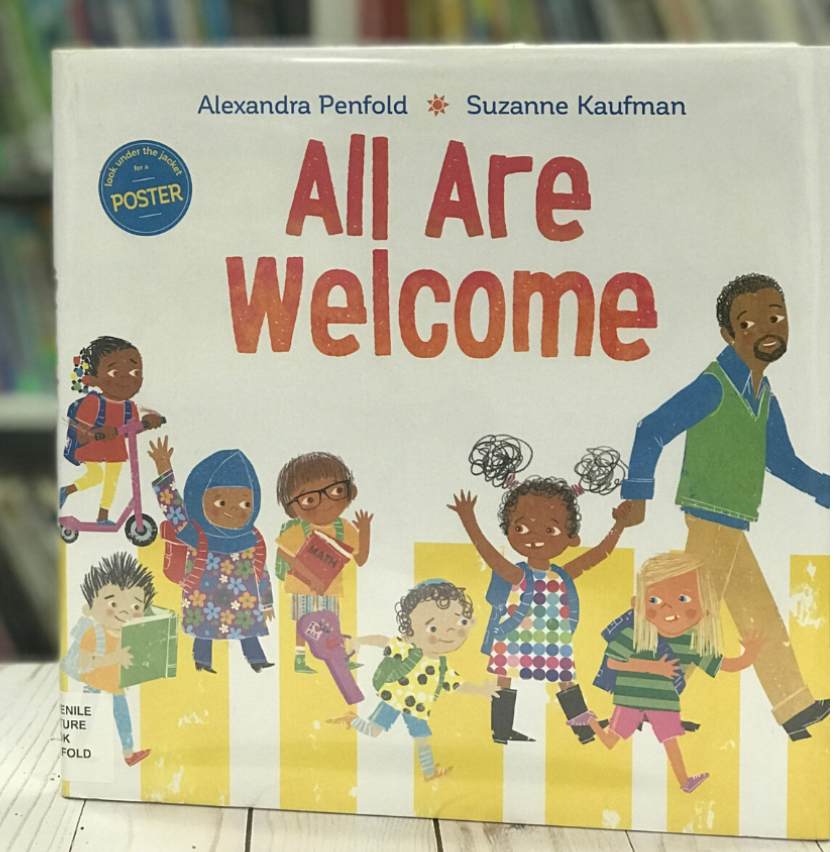 donnahaidle's tweet photo. This week our class practiced welcoming and greeting new friends with Eugene from our Social Emotional Learning (SEL) Curriculum, Second Step.  We also read stories about going to preschool like, "All Are Welcome".  @GrovePreschool #dg58pride https://t.co/rlRT3D42fD