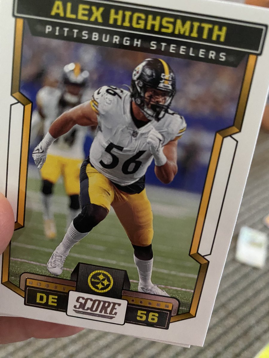 Grandson with a great card!  @HighsmithHigh5 @highsmith34 @steelers #HereWeGo