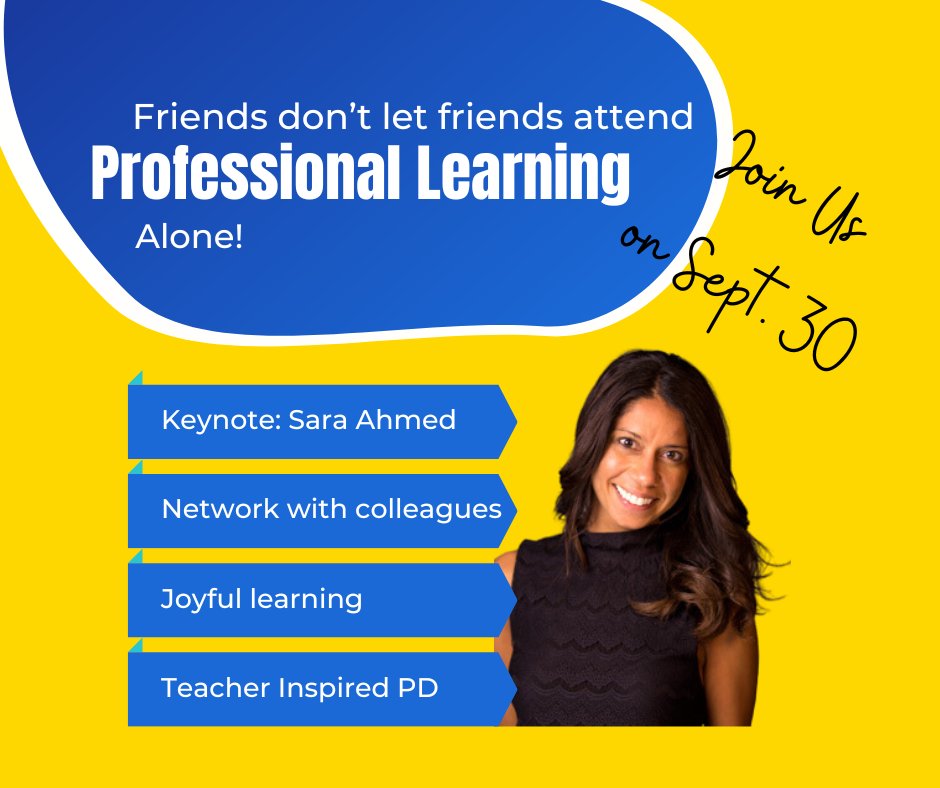 Spend a September morning w/ Mid-Missouri educators &amp; Sara Ahmed while learning how to grow the craft of teaching &amp; supporting students during challenging times! You won't want to miss this worthwhile morning of learning! Visit our website to register now! midmissourilla.org