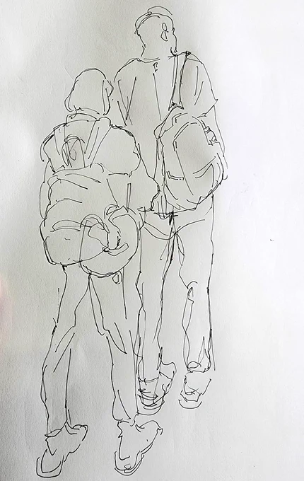 every so often i dont hate an airport drawing 