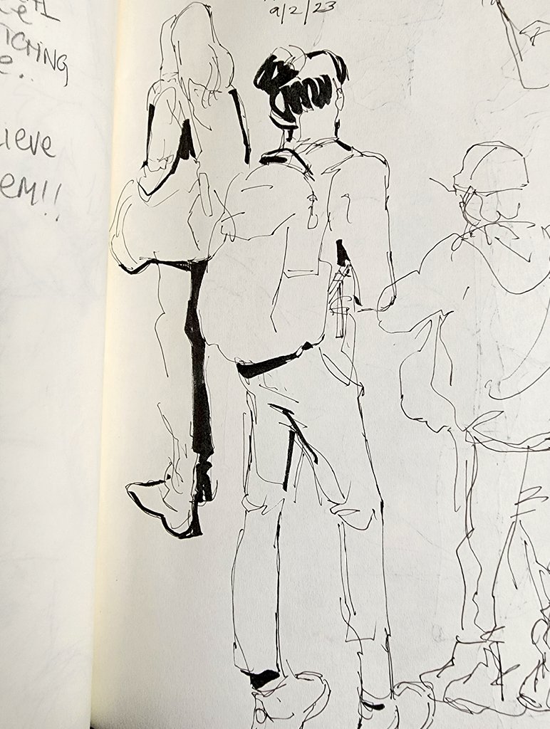 every so often i dont hate an airport drawing 