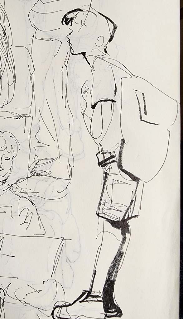 every so often i dont hate an airport drawing 