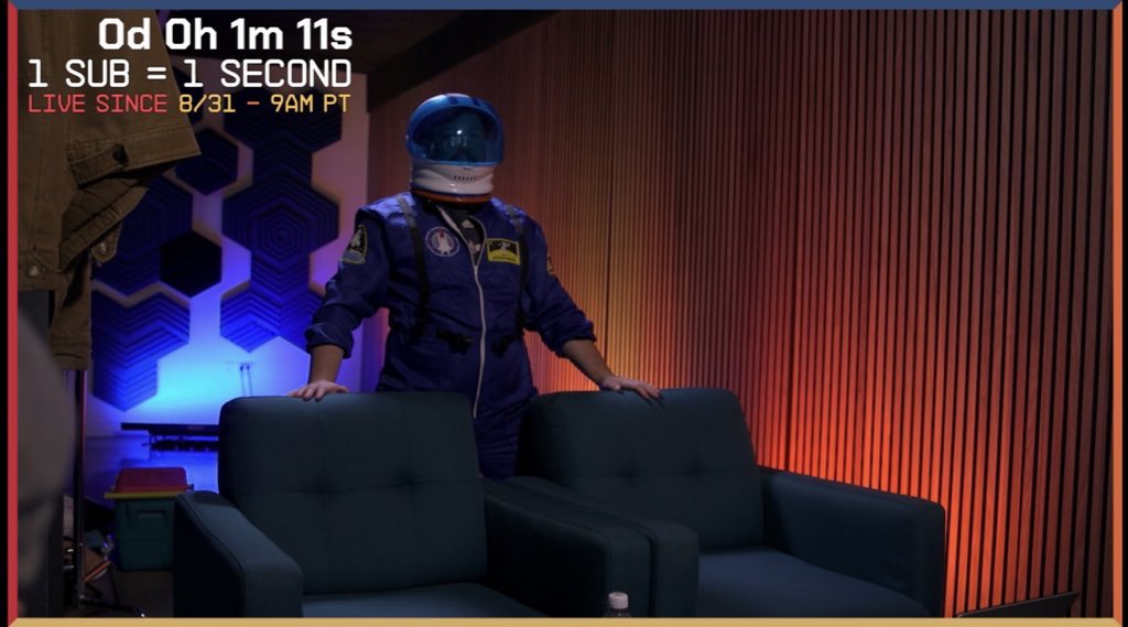 MYRNBX's tweet photo. Seriously though, super proud to be apart of the #KFBF as we all supported our favorite stream team @KindaFunnyVids as they powered through 48 hours of #Starfield for us! Love y’all @GameOverGreggy @snowbikemike @TheAndyCortez @KindaFunnyKevin #KF48 https://t.co/8y1lbf1Xgl