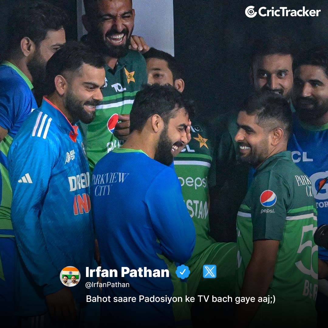 Cricketracker's tweet photo. Irfan Pathan didn't hold back 👀 https://t.co/RjODBpMAfS