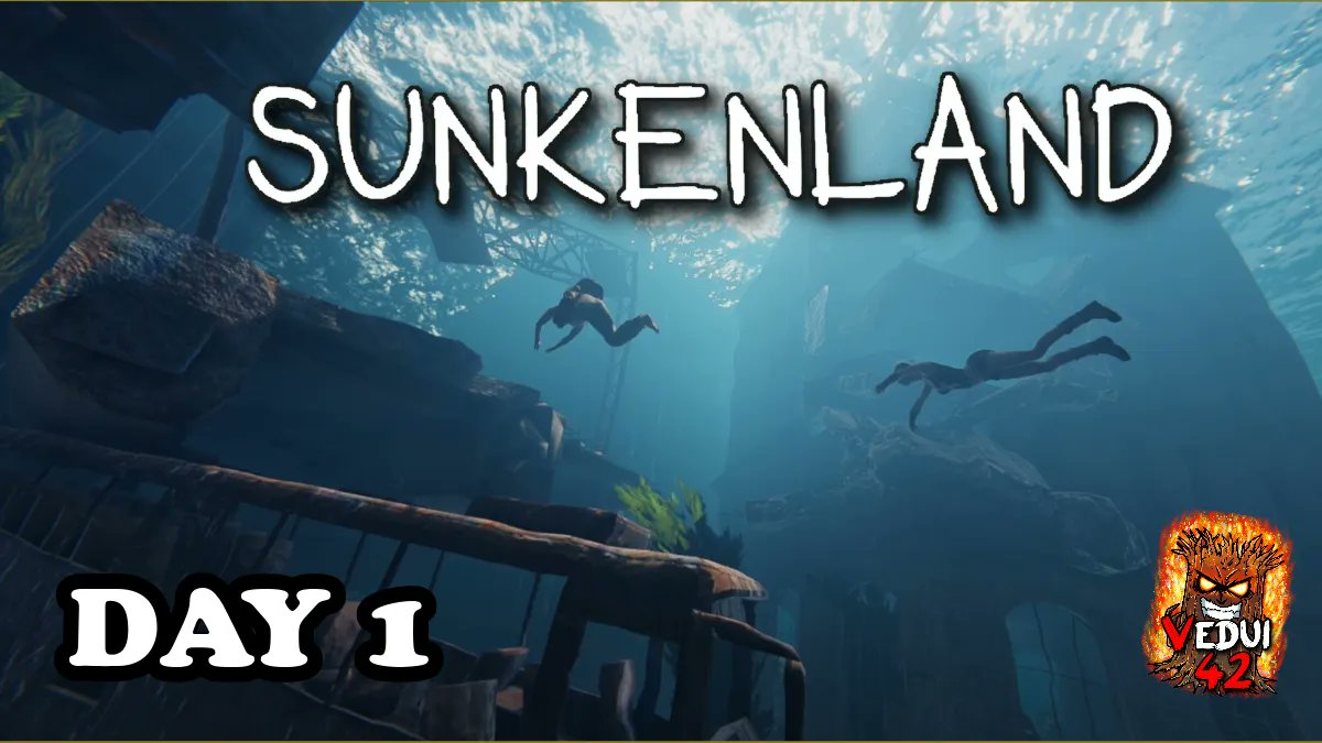 Vedui42's tweet photo. 🏝️ Sunkenland 🏝️ NEW Survival Game - Waterworld inspired - Day 1 

We try out the new survival crafting base building game which just launched!

Follow along and chill! Bring your own floaties!

 🔷 https://t.co/4tKky6dUwI 

#Sunkenland #Vedui42 #Waterworld https://t.co/YYw4CCvNxN