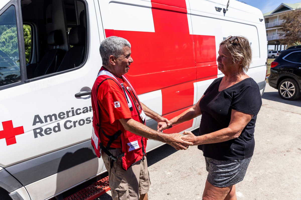 RedCrossNFL's tweet photo. More than 500 Red Cross disaster responders are providing comfort, support and relief to thousands of people affected since Idalia made landfall.

Our work is just beginning in the community and your help is still needed to make an impact. Learn more: https://t.co/SsGdnjCWT1 https://t.co/ep21g3bduc