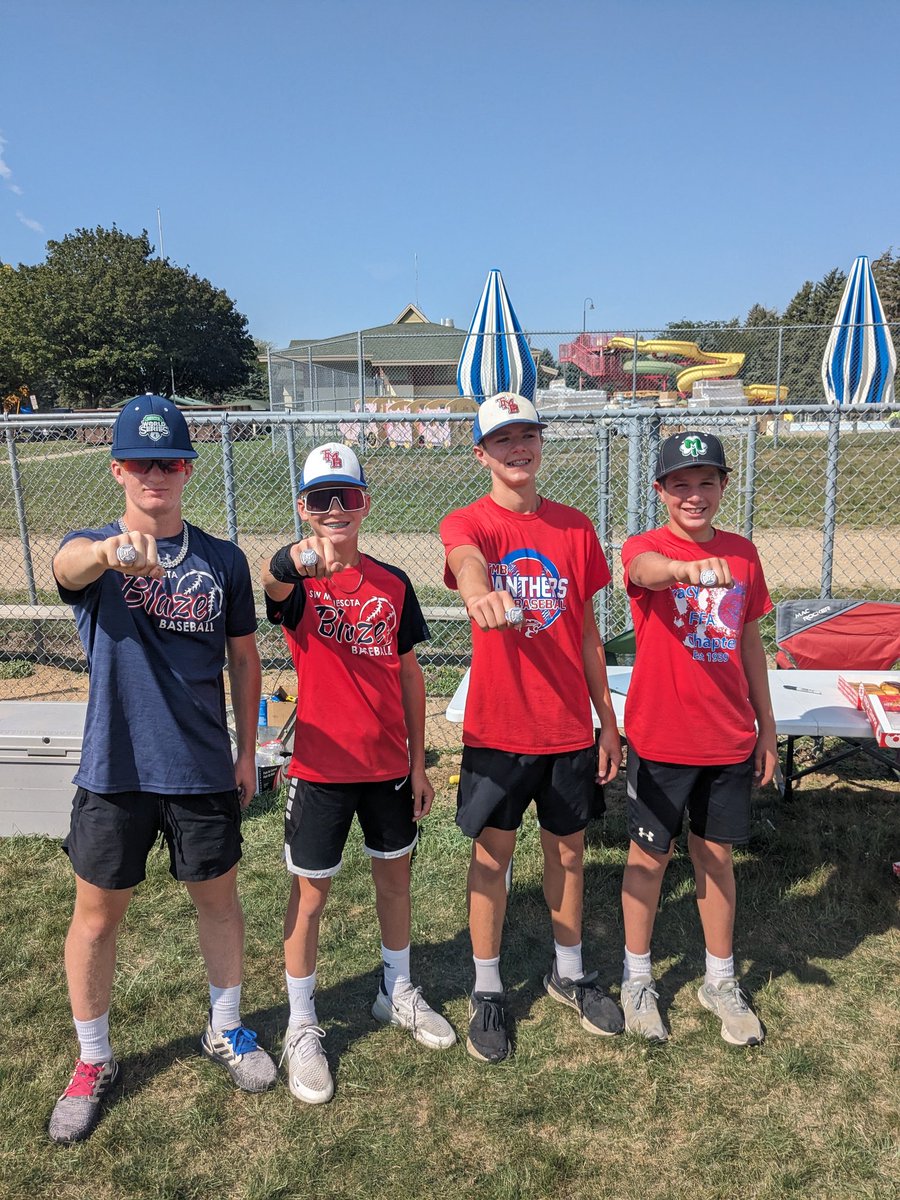 Champions of this year's tournament!

David Schuh
Taylor Squires
Connor Lanoue
Carson Lanoue

We appreciate all the teams that came out and played today.

We are hoping to grow this tournament so plan on it for next year's BCD weekend!