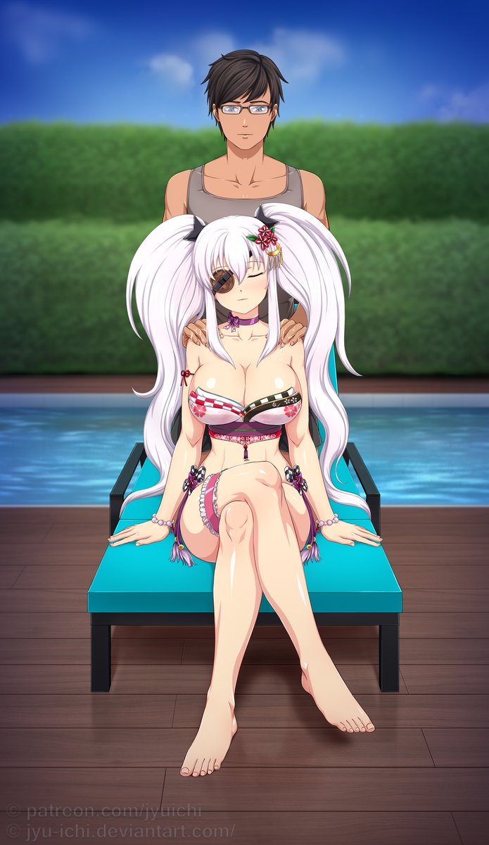 Jyuichi_arts's tweet photo. #yagyuu #senrankagura #commission #massage #nsfw https://t.co/a2MWdin69j