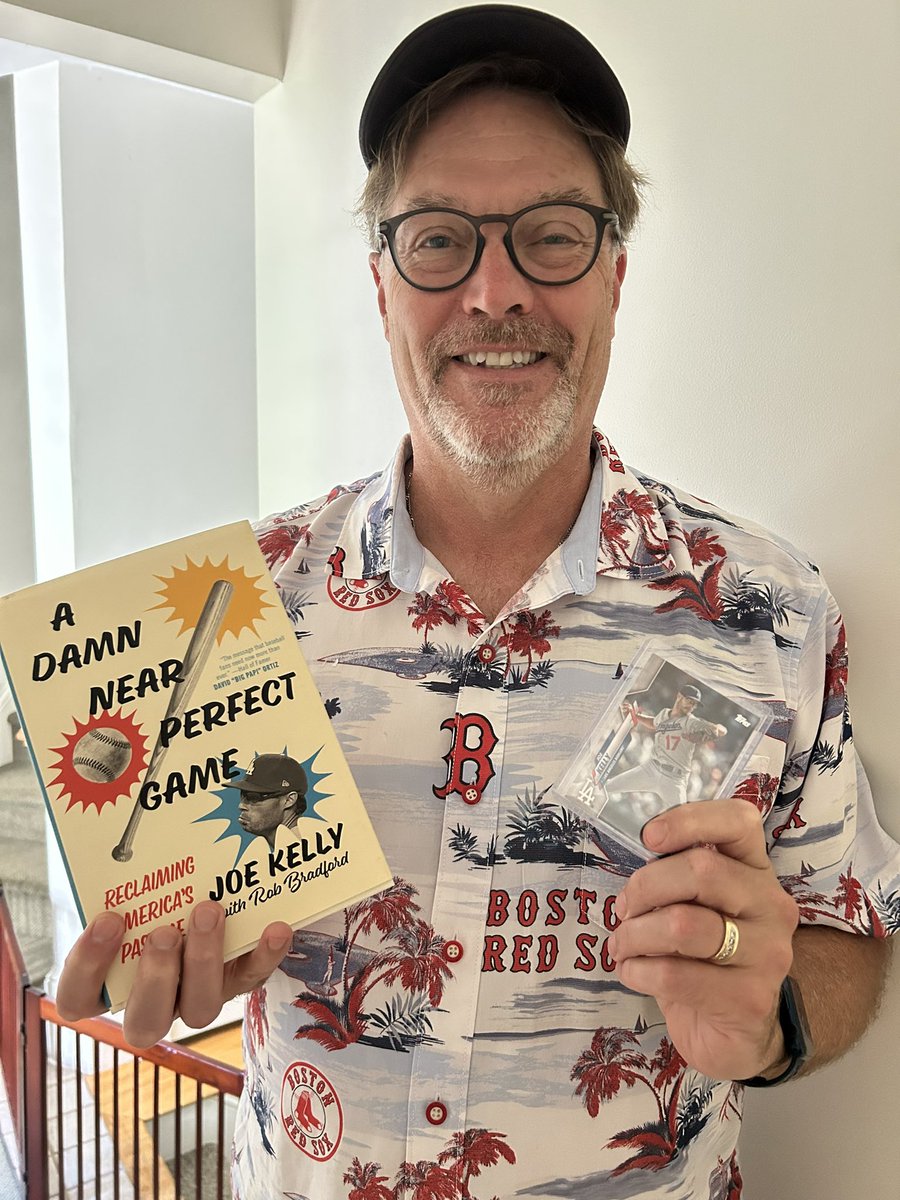 JTweeddale's tweet photo. Thank you @bradfo &amp; @BBisntBoring.  This Sox and baseball fan is excited to be the grand prize winner! Loved the book with Sox legend Joe Kelly. Terrific read for everyone  who loves the game. https://t.co/dd92rtEk0Z