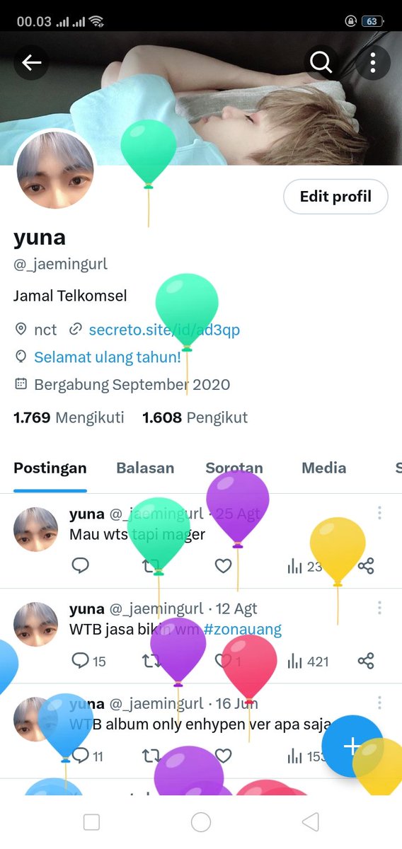 _jaemingurl's tweet image. Yey balon