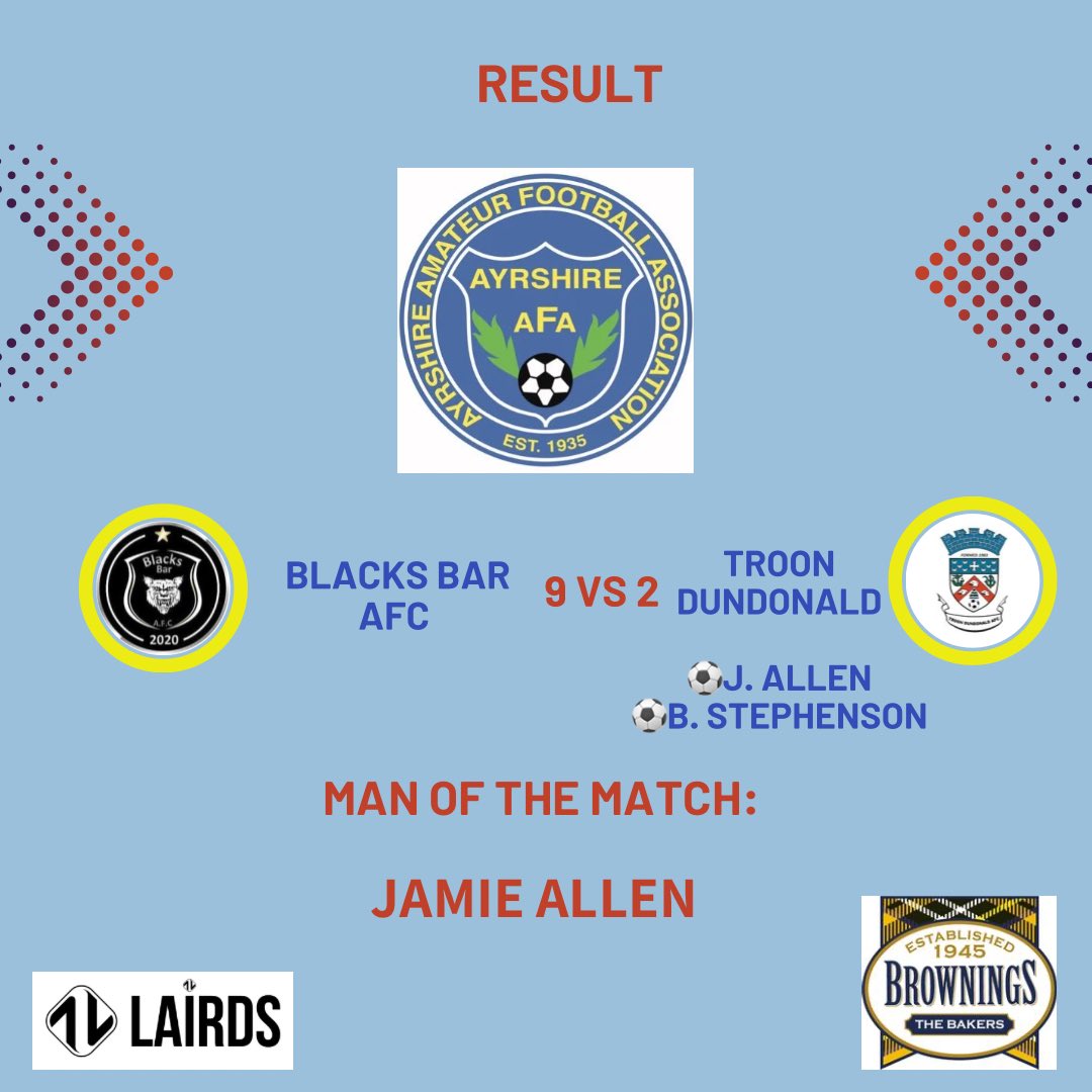 All the best to @BlacksBarAFC for the rest of the season!⚽️