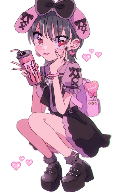 松原早耶ちゃん、地雷系絶対似合うの絵 
