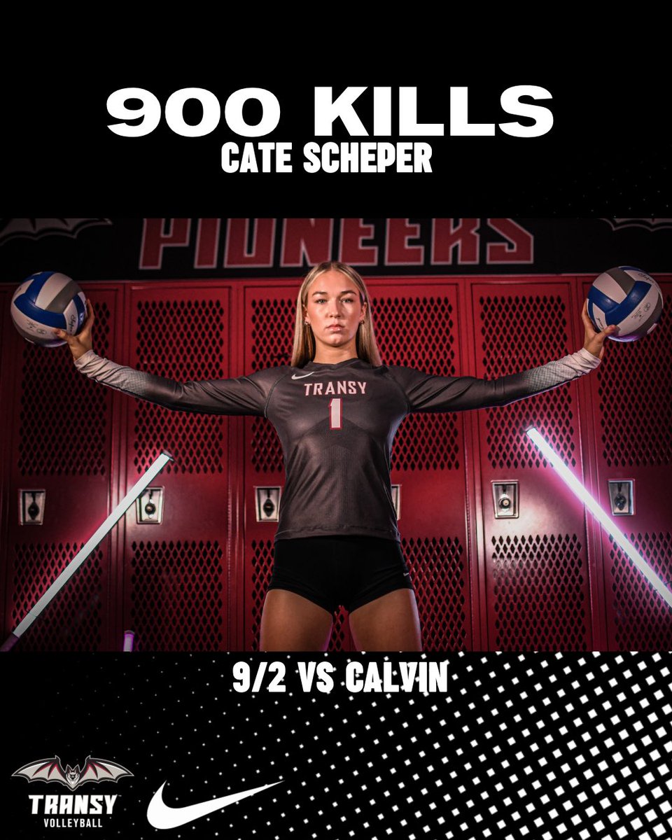 TransylvaniaWVB's tweet photo. Quite impressive 🤷‍♀️

Junior Cate Scheper has reached 900 kills in her career with her 6th kill of the match today 💪 

#FlyPios🦇 | @TransySports https://t.co/Wc0ACNGRoR