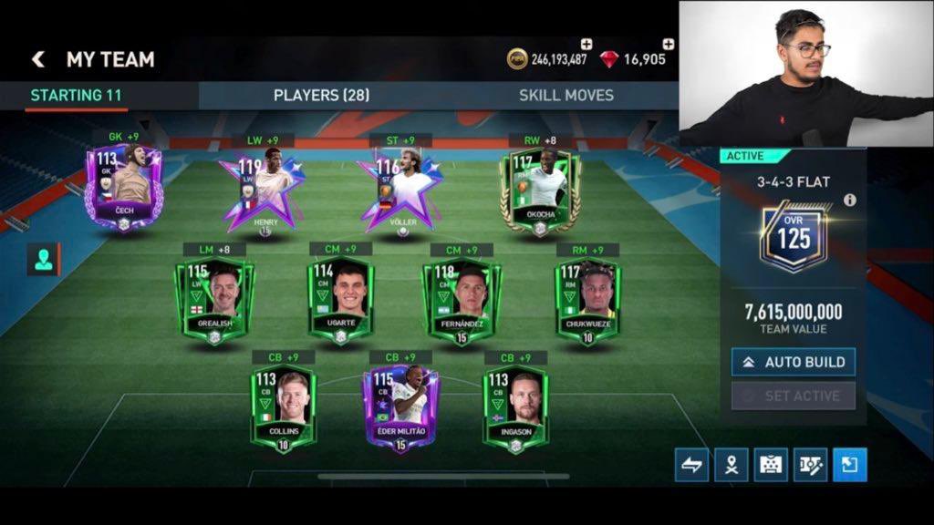 itsrazzhd's tweet photo. I’m giving away this Fifa Mobile account, to enter: 

1. Follow @itsrazzhd 
2. Like and RT this tweet 
3. Dm me saying you want the account 

Winner announced on Tuesday, Good luck 🔥 https://t.co/PaJEd3AOGi