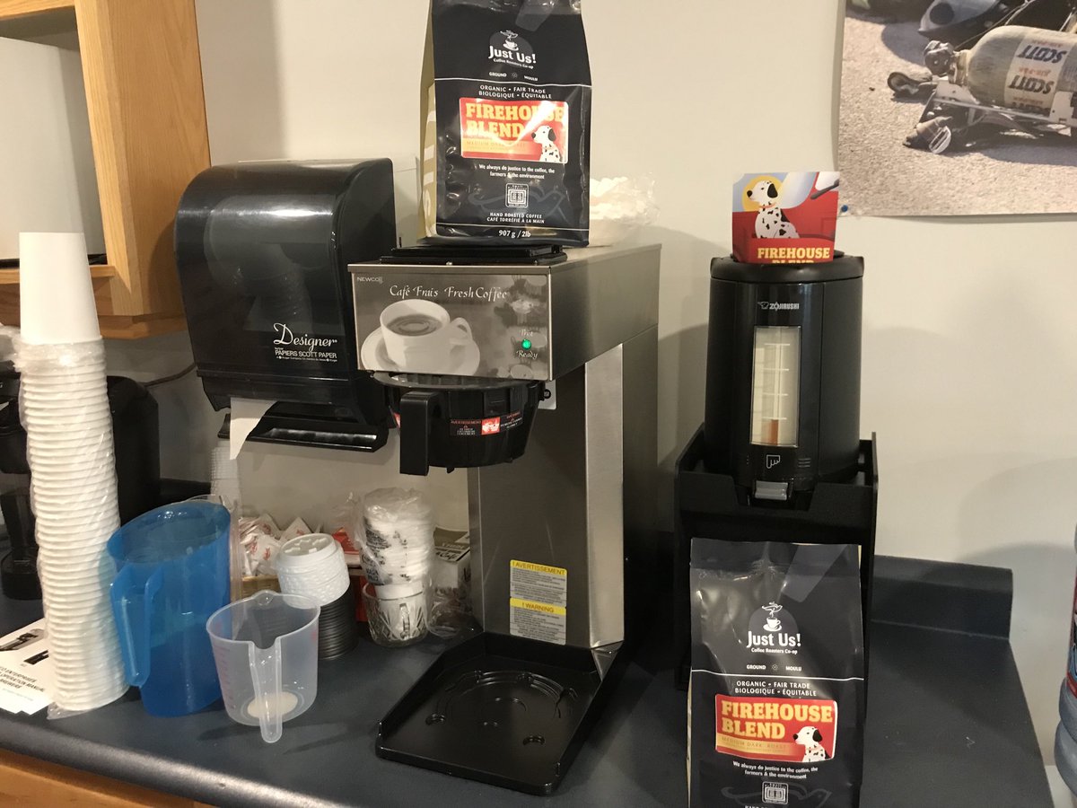 Happy to have added ⁦<a href="/justuscoffee/">Just Us! Coffee</a>⁩ to our crew lounge for our members.