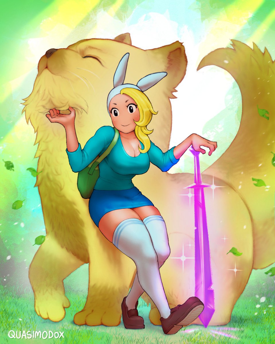 「#FionnaandCake 」|Quasimodoxのイラスト